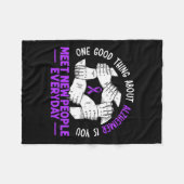 Couverture Polaire Sensibilisation aux problèmes de démence 3 (Devant (Horizontal))