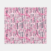 Couverture Polaire Sensibilisation des survivants du cancer du sein (Devant (Horizontal))