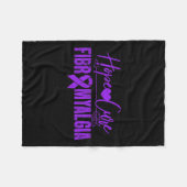 Couverture Polaire Sensibilisation Espérance Cure Fibromyalgie Fibrom (Devant (Horizontal))