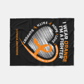 Couverture Polaire Sensibilisation Hommes Femmes Maman Papa Cadeaux L (Devant (Horizontal))