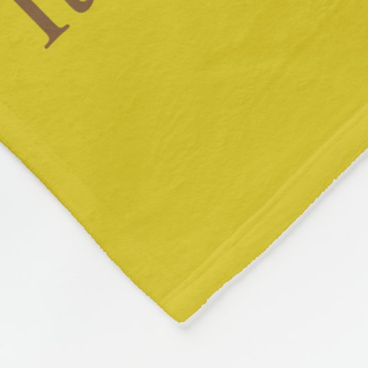 Couverture Polaire Sensibilisation Jaune Ruban Cancer de l'os Couvert (Coin)