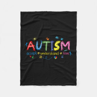 Couverture Polaire Sensibilisation sur l'autisme Accepter Comprendre 