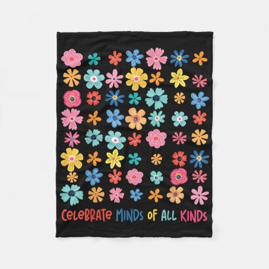 Couverture Polaire Sensibilisation sur l'autisme Célébrer Les Esprit (Devant)