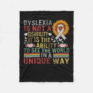 Couverture Polaire Sensibilisation Voir World Unique Not Disability S