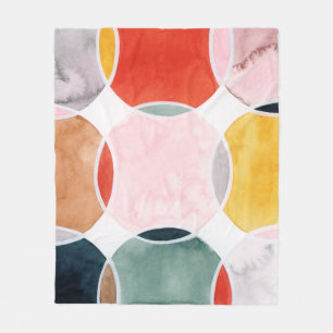 Couverture Polaire Sensical - Motif circulaire