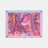 Couverture Polaire Sentez ma beauté Cancer Angel Chemo Blanket (Devant (Horizontal))