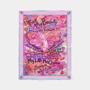 Couverture Polaire Sentez ma beauté Cancer Angel Chemo Blanket