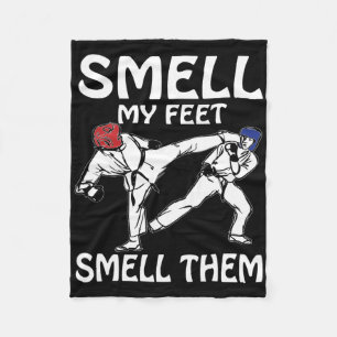Couverture Polaire Sentez Mes Pieds Drôle Karate Sparring