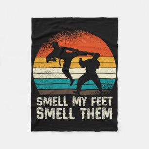 Couverture Polaire Sentez Mes Pieds Sentez-Les Drôle Karate Martial A