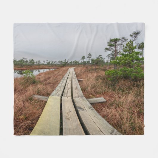 Couverture Polaire Sentier de randonnée dans le marécage (Devant (Horizontal))