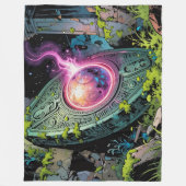 Couverture Polaire Sentier des étoiles – Voyage à travers l'univers. (Devant)