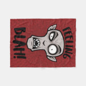 Couverture Polaire Sentiment Blah Nosferatu Vampire (Devant (Horizontal))