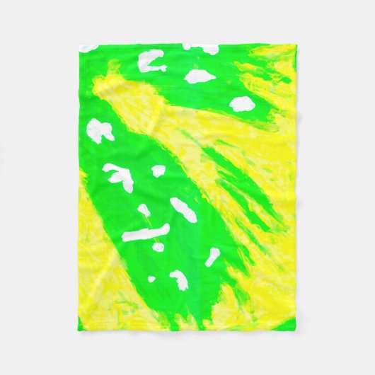Couverture Polaire Sentiment Heureux (Devant)