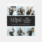 Couverture Polaire Sentimental Photo Collage Mimi Keepsake (Devant)