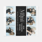 Couverture Polaire Sentimental Photo Collage Mimi Keepsake  (Devant (Horizontal))