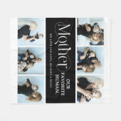 Couverture Polaire Sentimental Photo Collage Mother Keepsake  (Devant (Horizontal))