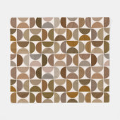Couverture Polaire Séquences MCM Browns+Cream Motif (Devant (Horizontal))