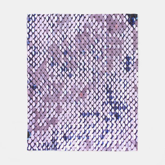 Couverture Polaire Séquine ultraviolette : Parties scintillant brilla (Devant)