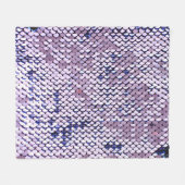 Couverture Polaire Séquine ultraviolette : Parties scintillant brilla (Devant (Horizontal))
