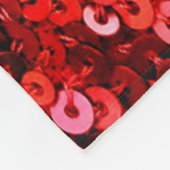 Couverture Polaire Séquins rouges (Coin)