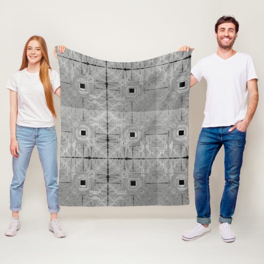 Couverture polaire Serenade Argent (En situation)