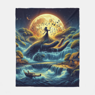 Couverture Polaire Serenade au clair de lune