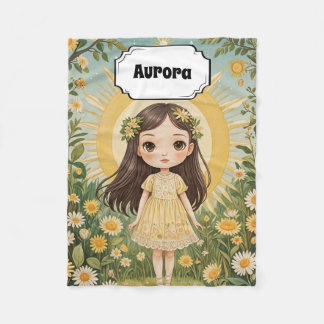 Couverture Polaire Sérénade Sunny Personnalisée