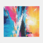 Couverture Polaire Sérénité radiante : Réflexions Abstraites sur le c (Devant (Horizontal))