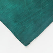 Couverture Polaire Sérénité Turquoise profonde (Coin)