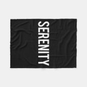 Couverture Polaire Serenity - Cool New Funny Name Fan Gift Tee  (Devant (Horizontal))