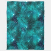 Couverture Polaire Série Galaxy Turquoise 8 (Devant)