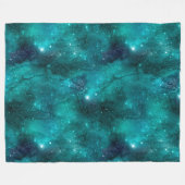 Couverture Polaire Série Galaxy Turquoise 8 (Devant (Horizontal))