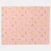 Couverture Polaire Série Princesse Abeille Design #7  (Devant (Horizontal))
