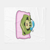 Couverture Polaire Serpent au coucher avec casquette (Devant (Horizontal))