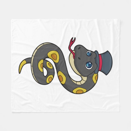 Couverture Polaire Serpent avec Casquette (Devant (Horizontal))