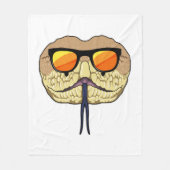 Couverture Polaire Serpent avec lunettes de soleil (Devant)