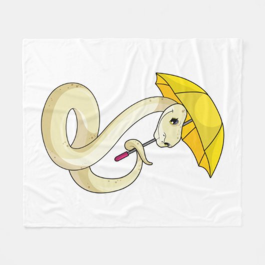 Couverture Polaire Serpent avec parapluie (Devant (Horizontal))