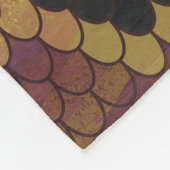 Couverture Polaire Serpent Brown et impression or (Coin)