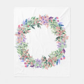Couverture Polaire Serre Florale Berries (Devant)