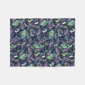 Couverture Polaire Sésame Sésame | Count von Count Doodle Motif (Devant (Horizontal))