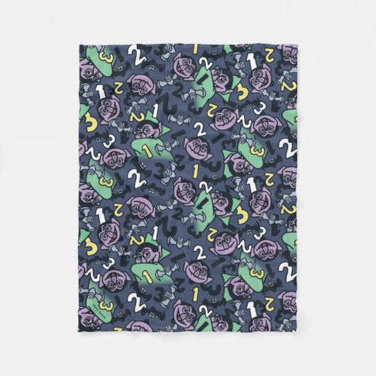 Couverture Polaire Sésame Sésame | Count von Count Doodle Motif (Devant)