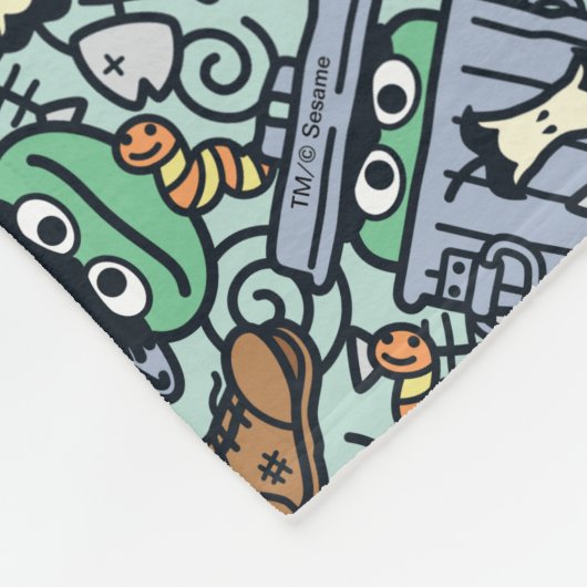 Couverture Polaire Sésame Sésame | Oscar le Motif de groupe (Coin)