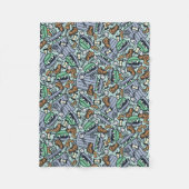 Couverture Polaire Sésame Sésame | Oscar le Motif de groupe (Devant)