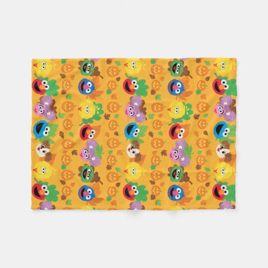Couverture Polaire Sesame Street Autumn quitte Motif (Devant (Horizontal))