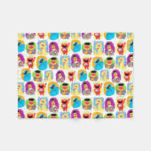 Couverture Polaire Sesame Street Caractère Amusant & Motif coloré (Devant (Horizontal))