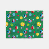 Couverture Polaire Sesame Street Christmas Tree Motif (Devant (Horizontal))