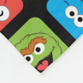 Couverture Polaire Sesame Street Cubed Visages Motif (Coin)