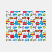 Couverture Polaire Sesame Street Noël Présente Motif (Devant (Horizontal))