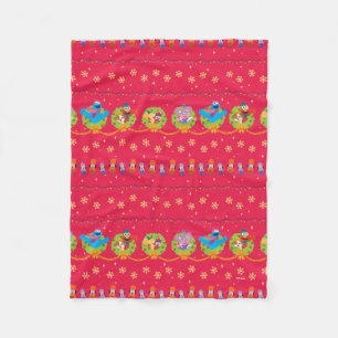 Couverture Polaire Sesame Street Nutcracker Motif de vacances