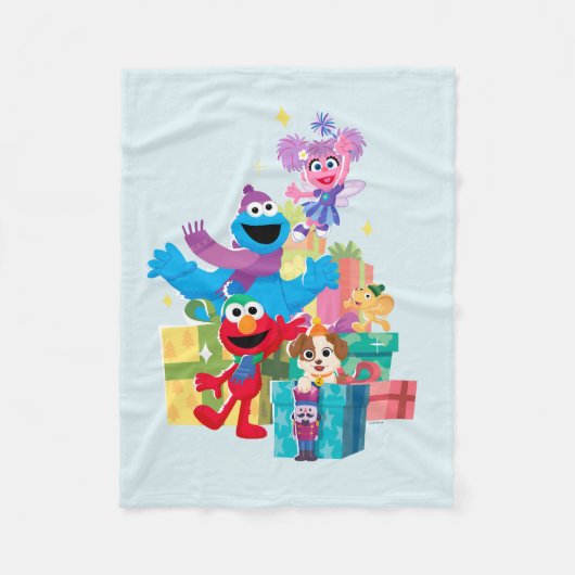 Couverture Polaire Sesame Street Pals and Presents (Devant)